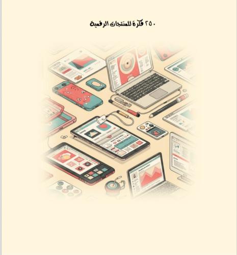 ٢٥٠ فكرة للمنتجات الرقمية