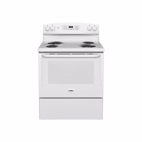موقد كهربائي Mabe 75.7 سم بأربع عيون أبيض للمطبخ م...