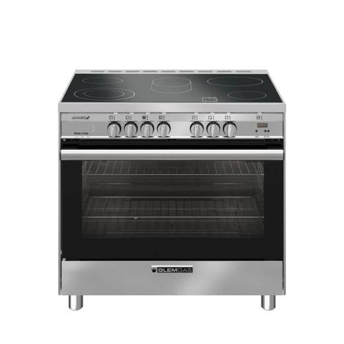 فرن غاز كهربائي Glem مقاس 60×90 استيل مع 5 شعلات س...