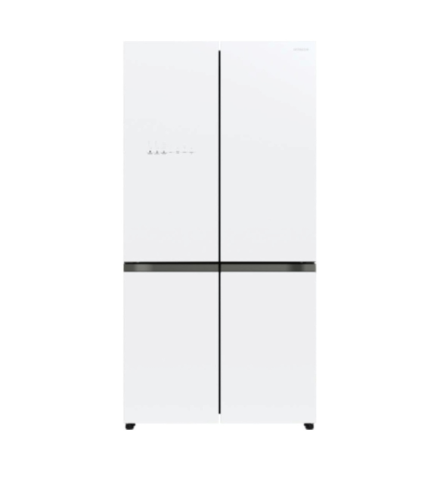 ثلاجة دولابية هيتاشي سعة 20.3 قدم 4 أبواب باللون ا...