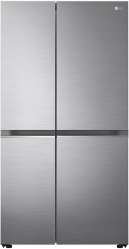 ثلاجة دولابية 28.2 قدم 798 لتر ضاغط عاكس ذكي فضي ب...