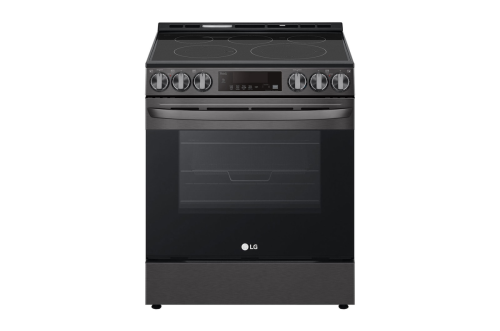 فرن كهرباء سراميك LG 5 شعلات بحجم 6.3 قدم مع قلاية...