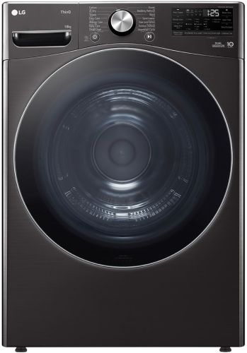 مجفف LG مكثف بمضخة حرارية 18 كجم مع ThinQ للعائلات