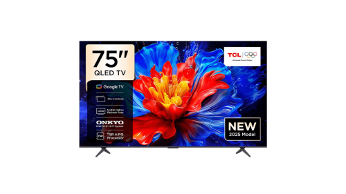 تلفزيون TCL ذكي QLED 75 بوصة 144Hz بنظام Google TV...