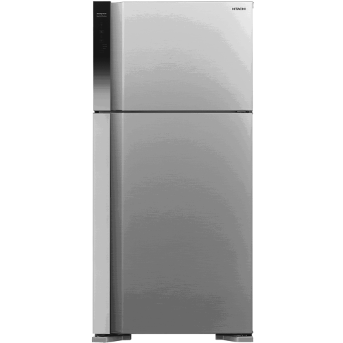 ثلاجة فريزر علوي Hitachi 550 لتر فضي 19.4 قدم تصمي...