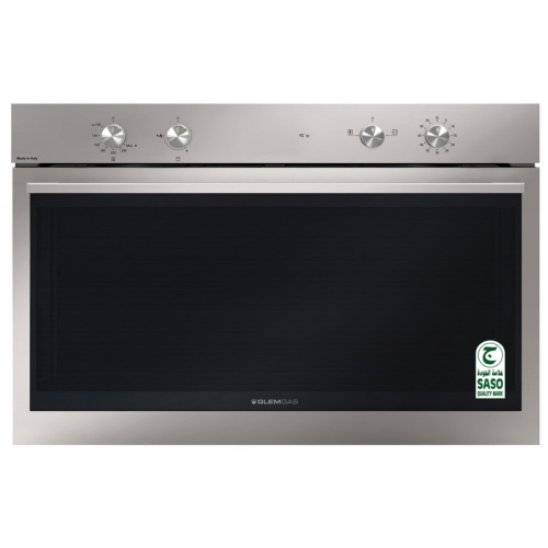 فرن بلت إن غاز Glem 90 سم ستانلس ستيل سعة 113 لتر...