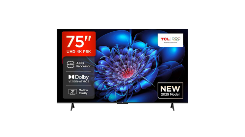 تلفزيون ذكي TCL 75 بوصة UHD 4K مع Dolby Vision Atm...