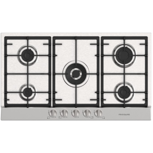 سطح غاز Frigidaire استيل 90 سم بخمسة شعلات للمطابخ...