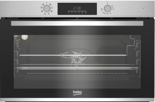 فرن بلت إن Beko كهربائي 90 سم ستانلس ستيل وزجاج 8...
