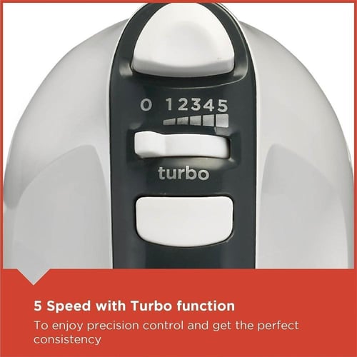 خلاط يدوي كهربائي Black+Decker M350-B5 300 واط 5 س...