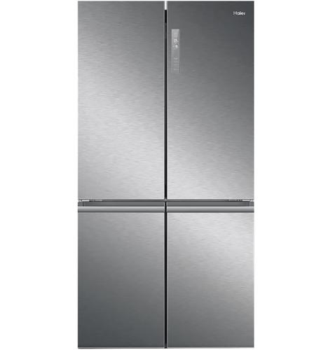 ثلاجة 4 أبواب هاير 585 لتر انفيرتر ستانلس ستيل للم...
