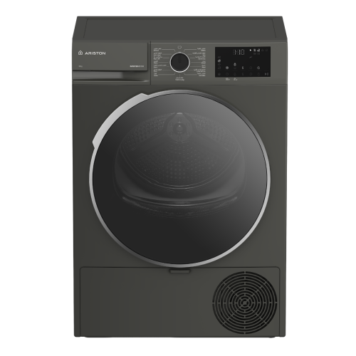 مجفف ملابس مكثف Ariston سعة 12 كجم 15 برنامج إنفرت...