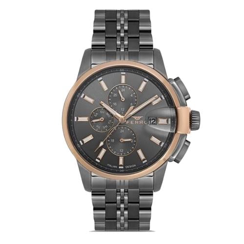 ساعة فييرو كرونغراف رجالية تصميم ايطالي باللون الا...