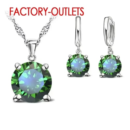 طقم إكسسوار ناعم بحجر دائري