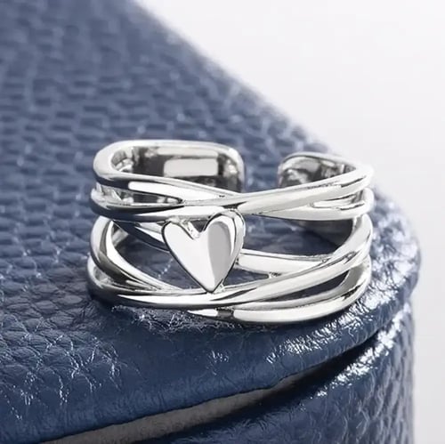 خاتم بتصميم مزدوج ناعم