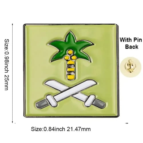 بروشات تراث الوطن – تشكيلة دبابيس مينا معدنية