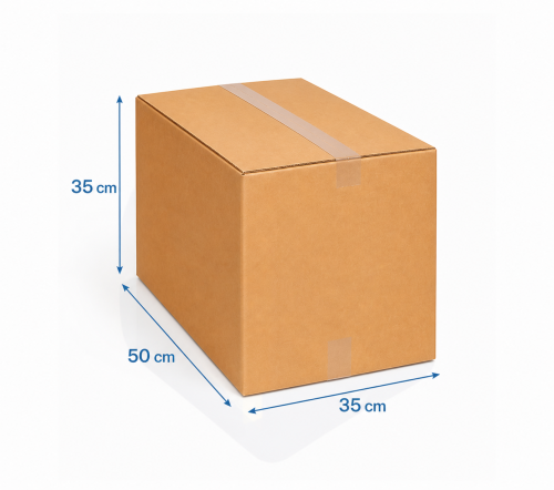 Moving and storage boxes, 5 layers – size 35×35×50...