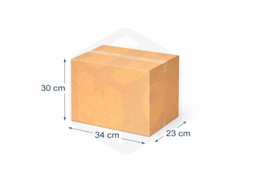Moving and storage cartons 3 layers – size 30×23×34 cm (bundle of 25 pieces)