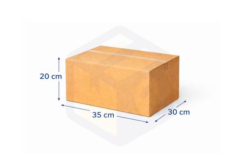 Transport and storage cartons, 3 layers – size 20×...