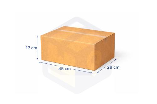Moving and storage boxes, 3 layers – size 17×28×45...