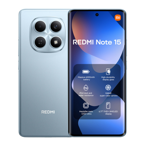 جوال شاومي - Redmi Note 15 256GB | 8 RAM - أزرق