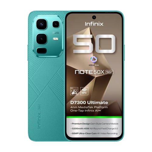جوال انفنكس - Infinix NOTE 50X 5G+ - 256GB | 8GB R...