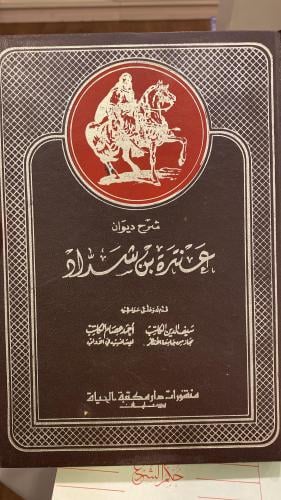 شرح ديوان عنتر بن شداد - سيف الدين الكاتب وآخرون