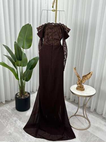 فستان سهرة جورجيت راقي جدا