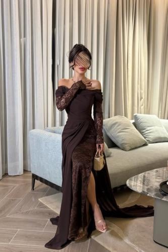 فستان سهرة جورجيت راقي جدا