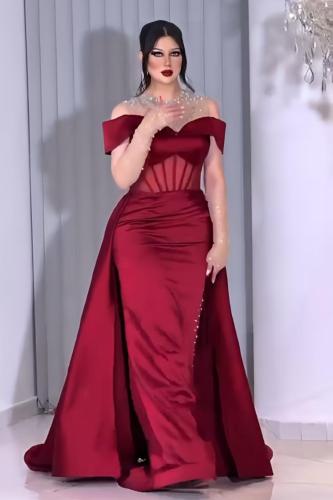 فستان تفته تطريز راقي جداً