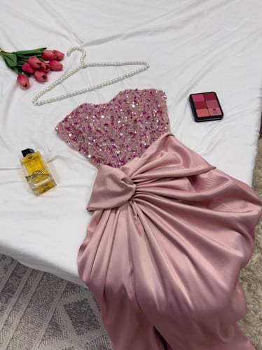 فستان سهره لولو وتطريز