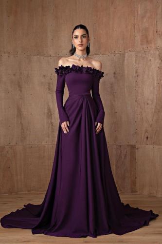 فستان ايانا المورد الأنيق