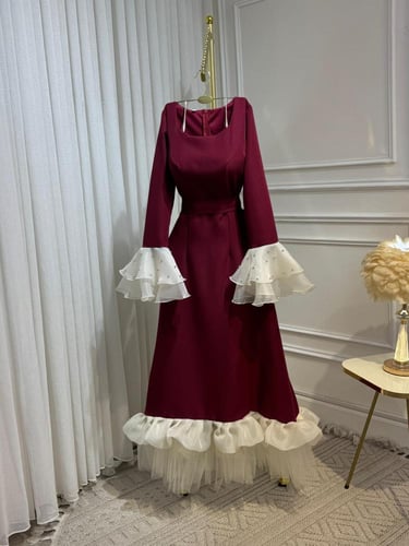 فستان برغند