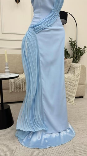 فستان سهره تفته شيفون راقي