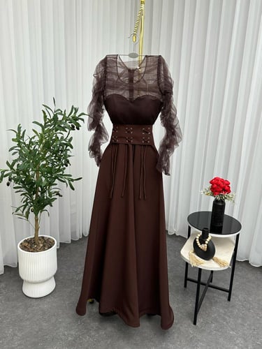 فستان موكا الراقي