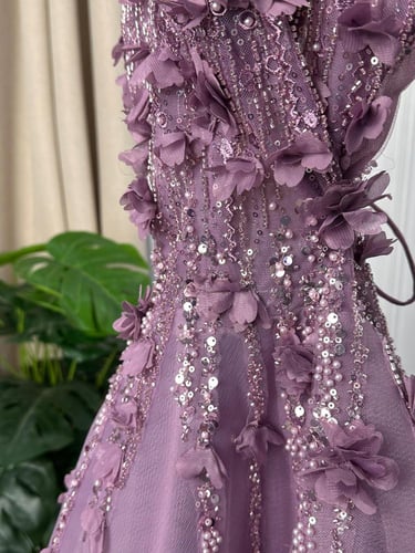 فستان سهره طرز نفاش راقي جداً