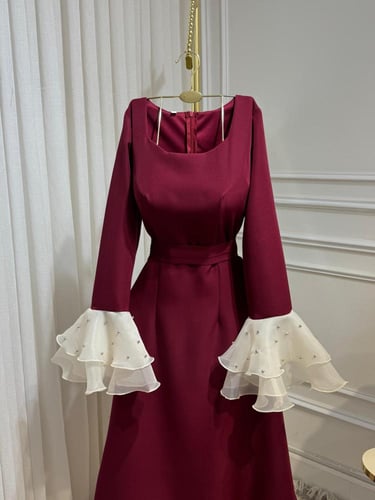 فستان برغند