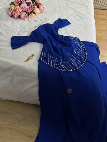 فستان باربي كلوش مطرز راقي