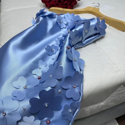 فستان سهرة ميكادو مورد وراقي