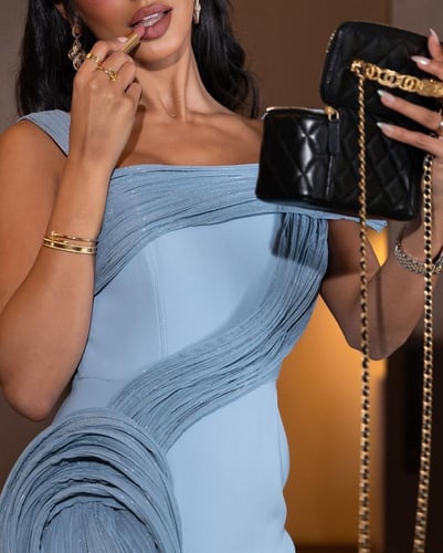 فستان سهره تفته شيفون راقي