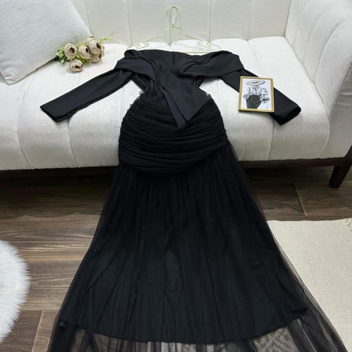 فستان تفته تل مميز جداً