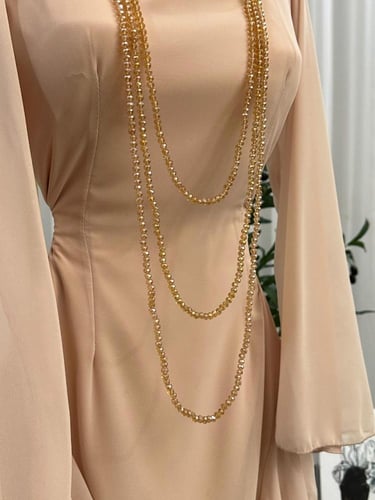 فستان ناعم شيفون جورجيت مزيون