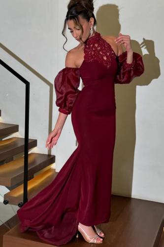 فستان سهره باربي تطريز يدوي راقي جداً