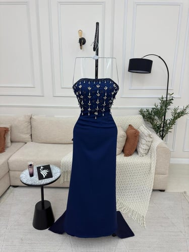 فستان سهره انيق مطرز