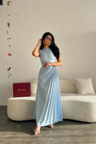 فستان باربي سماوي كسرات واقية