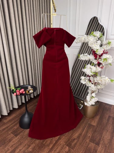 فستان سهرة جوخ انيق جدا