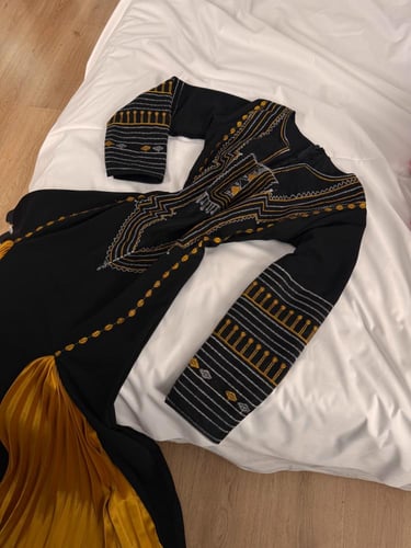 جلابية التأسيس كمبيوتر تطرز متألقه