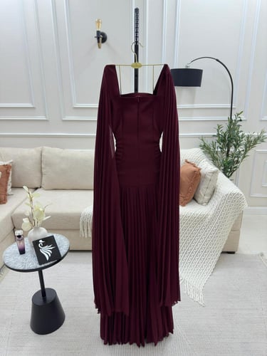 فستان سهرة شيفون راقي جدا