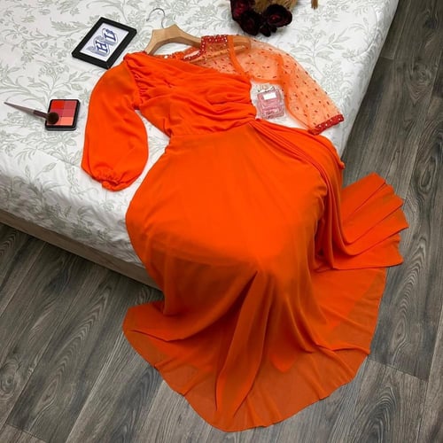 فستان اورنج جورجيت راقي