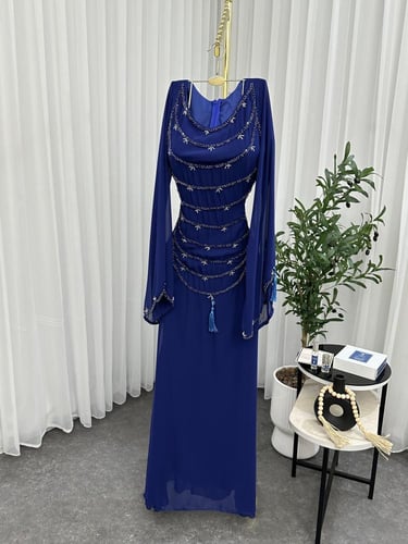 فستان اميرة من الجورجيت المتقن